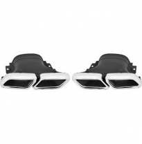 Colas De Escape W213 Mercedes Año:  16-&gt;&gt;        E63 Amg Look