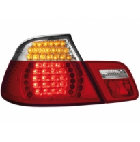 Pilotos Traseros Led Bmw E46 2d 00-07 _ Rojo/Crystal