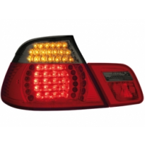 Pilotos Traseros Led Bmw E46 2d 00-07 _ Rojo/Crystal
