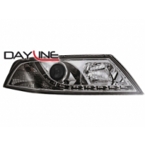 Faros Luz Diurna Skoda Octavia Ii 04-09 _ Para Xenon De Origen