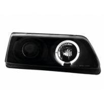 Faros Honda Crx 88-89 _ 2 Angel Eyes (Ojos De Ángel) _ Negro