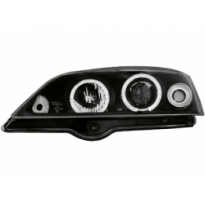 Faros Opel Astra G _ 2 Angel Eyes (Ojos De Ángel) _ Negro