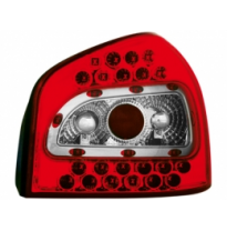 Led Pilotos Traseros Audi A3 8l 96-04 _ Rojo/Cristal