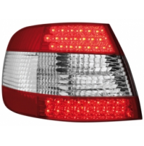 Pilotos Led Audi A4 B5 Lim. -99-00 _ Rojo/Transparente