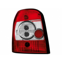 Pilotos Traseros Audi A4 B5 Avant 95-00 _ Rojo/Crystal