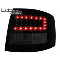 Pilotos Traseros Led Audi A6 Avant _ Negros 12/97-01/05 4b