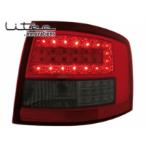 Pilotos Traseros Led Audi A6 Avant _ Rojo/Negros 12/97-01/05 4b