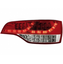 Pilotos Led Audi Q7 05-09 _ Rojos/Crystal