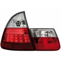 Pilotos Traseros Led Bmw E46 Touring 01-06 _ Rojo/Cristal