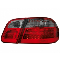 Led Pilotos Traseros Mercedes Benz E-Kl. W210 95-02 _ Rojo/Negro