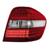 Pilotos Led Mercedes Benz M-Klasse 05+ _ Rojo/Transparente