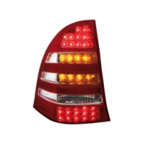 Pilotos Traseros Led Mercedes Benz C W203 00-05_Station Wagon _ Rojo/Cristal