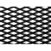 Rejilla De Aluminio Desplegado 125 X 25 Cm _ Negro