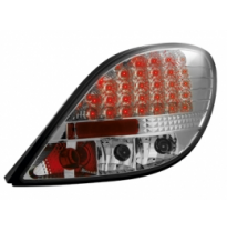 Pilotos Traseros Led Peugeot 207 06+ _ Cromado