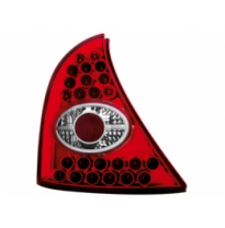 Led Pilotos Traseros Renault Clio Ii 98-01 _ Rojo/Cristal