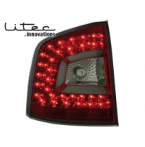 Pilotos Traseros Led Skoda Octavia 1z 04+ Rojo/Ahumad