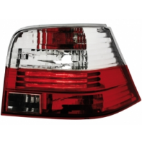 Pilotos Traseros Vw Golf Iv _ Rojo/Cristal