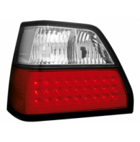 Pilotos Traseros Led Vw Golf Ii _ Rojo/Cristal