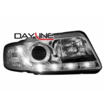 Faros Audi A4 99-01 _ Con Diseño Luz Diurna