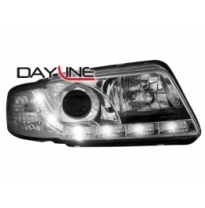 Faros Audi A4 B5 95-98 _ Con Diseño Luz Diurna