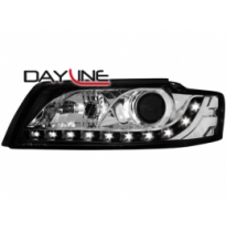 Faros Luz Diurna Audi A4 8e 01-04 _ _Negros