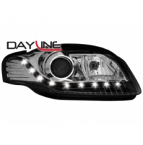 Faros Luz Diurna Audi A4 B7 05-08 _ _Negros
