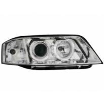 Faros Audi A6 97-00_ 2 Angel Eyes