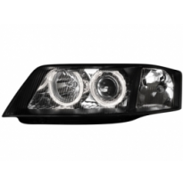 Faros Audi A6 97-00_ 2 Angel Eyes_Negro
