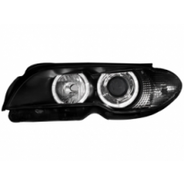 Faros Bmw E46 2d 03-06 _ 2 Angel Eyes_Negro