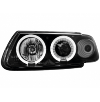 Faros Citroen Saxo 6.97+ _ 2 Angel Eyes (Ojos De Ángel) _ Negro