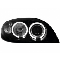 Faros Citroen Saxo 00+ _ 2 Angel Eyes (Ojos De Ángel) _ Negro