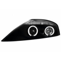 Faros Angel Eyes Citroen C3 02+ _ 2 Angel Eyes De Luz De Posición _ Regulación Automática Del Alcance Luminoso _ Negro