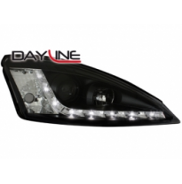 Faros Luz Diurna Ford Focus 01-04_ Negro