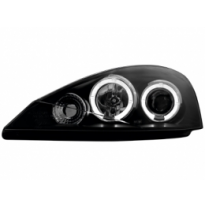 Faros Ford Focus 98-01 _ 2 Angel Eyes (Ojos De Ángel) _ Negro