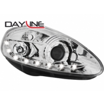 Faros Luz Diurna Fiat G.Punto 05+ _ Tfl-Optik _ Cromados