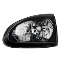 Faros Honda Crx Del Sol 93-97 (Sin Intermitente) _ Negro