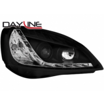 Faros Luz Diurna Opel Corsa C 01-06  _ Negros