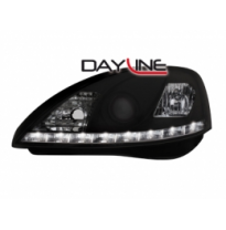 Faros Luz Diurna Opel Corsa C 01-06 _ Negro