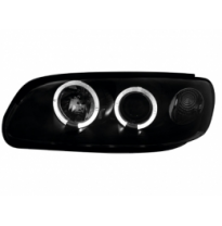 Faros Opel Omega 94-99 _ 2 Angel Eyes _ Negro