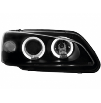 Faros Peugeot 106 05.96-99 _ 2 Angel Eyes De Luz De Posición _ Negro