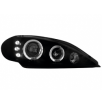 Faros Renault Megane 99-01 _ 1 Angel Eye De Luz De Posición _ Negro