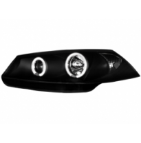 Faros Renault Megane 03+ _ 2 Angel Eyes (Ojos De Ángel) _ Negro