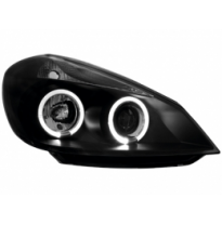 Faros Renault Clio Iii 05+ _ 2 Angel Eyes_Negros