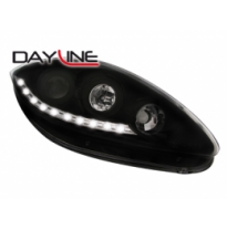 Luz Diurna_Faros Seat Leon 05+ _ 1p1_ _ Negro