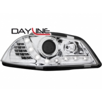 Faros Luz Diurna Seat Ibiza 6l 03-08 _Tfl-Optik _ Cromados