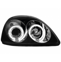 Faros Toyota Yaris 98-04 _ 2 Angel Eyes (Ojos De Ángel) _ Negro