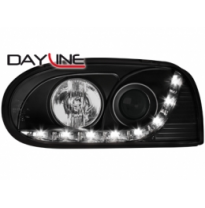 Faros Luz Diurna Vw Golf Iii 91-98_ Negro