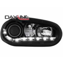 Faros Luz Diurna Vw Golf Iv__Negro