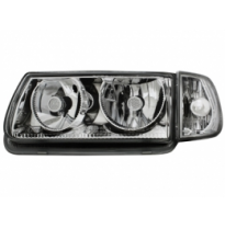 Faros Vw Polo 6n 95-98 _ Sin Angel Eyes