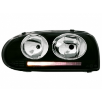 Faros Vw Golf Iii _ Golf V-Look _ Negro